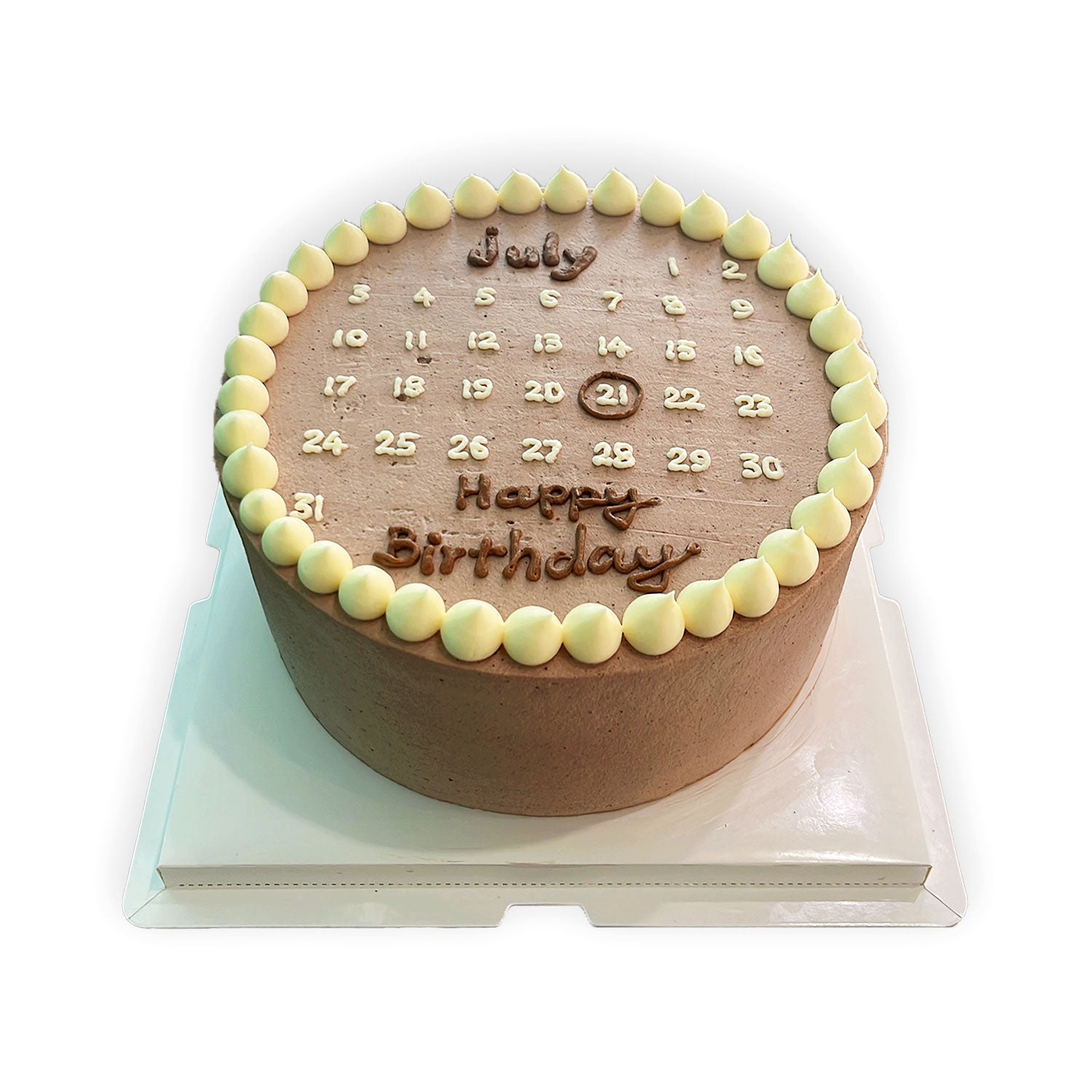 Calendar Fresh Cream Cake – Angelscake - Main Image